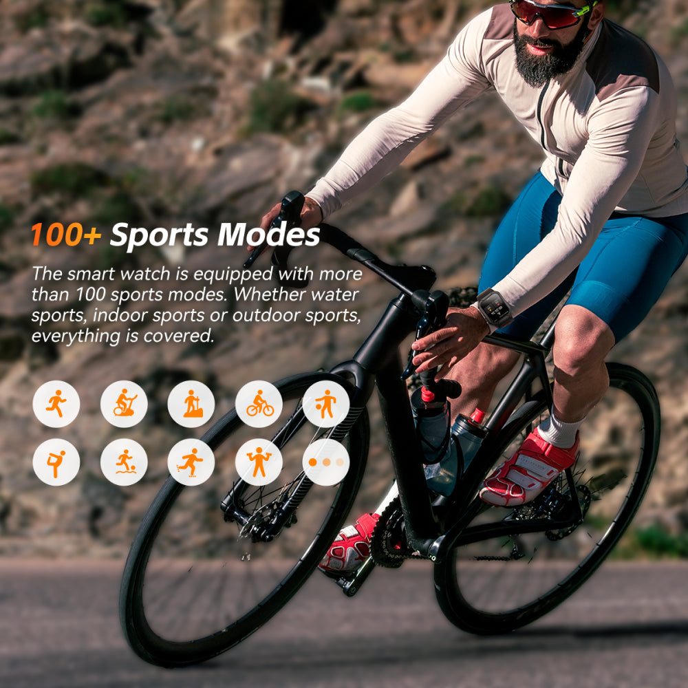 Runmefit ARMOR Outdoor Smart Watch - With Space Gray Frame