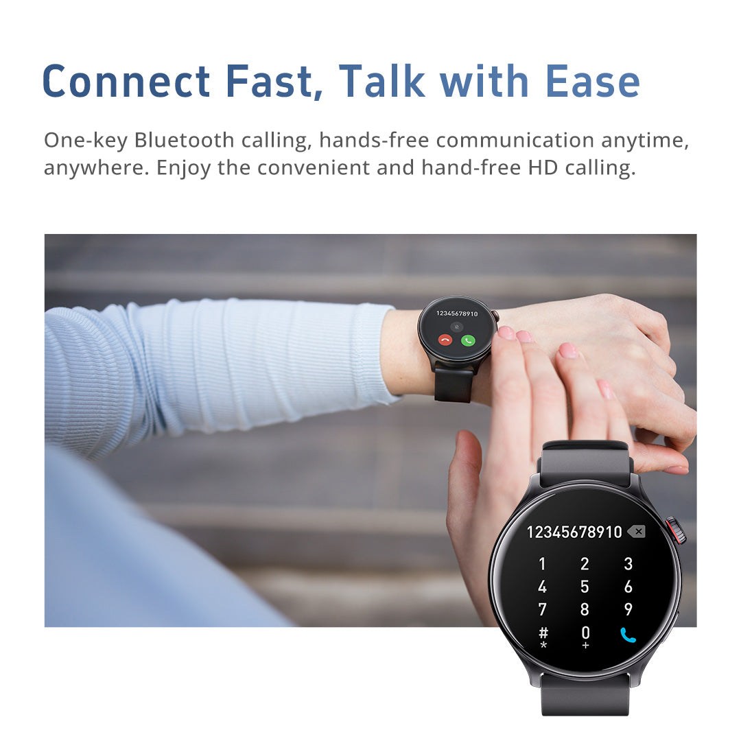 Runmefit GTR2 Smart Watch-Gesundheits-, Fitness-und Aktivitäts-Tracker mit Shortcut-Taste