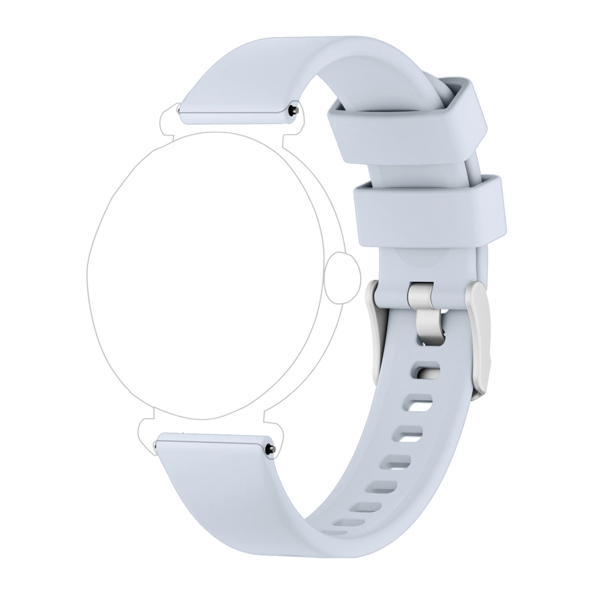 Bracelet de remplacement pour <tc>Runmefit</tc> Montre connectée GRACE, largeur 18 mm