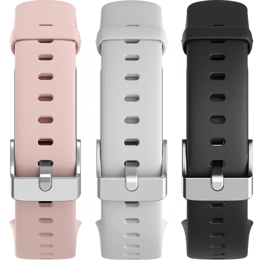 Banda de silicona de repuesto para <tc>Runmefit</tc> Monitor de actividad física GTL2, paquete de 3 estilos