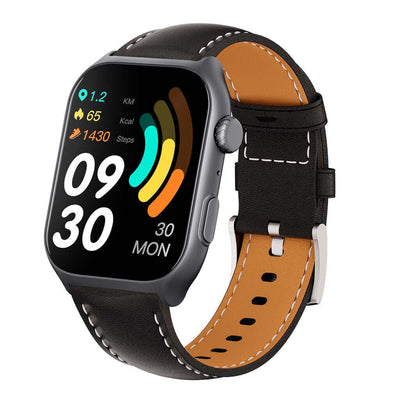 Runmefit GTS7 Pro Smart Sports Watch - Leather Strap
