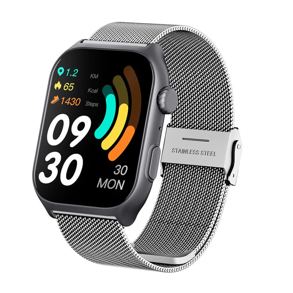 Runmefit GTS7 Pro Smart Sports Watch - Steel Strap