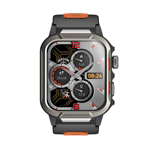 <tc>Runmefit</tc> ARMOR Outdoor-Smartwatch – mit Space-Gray-Rahmen