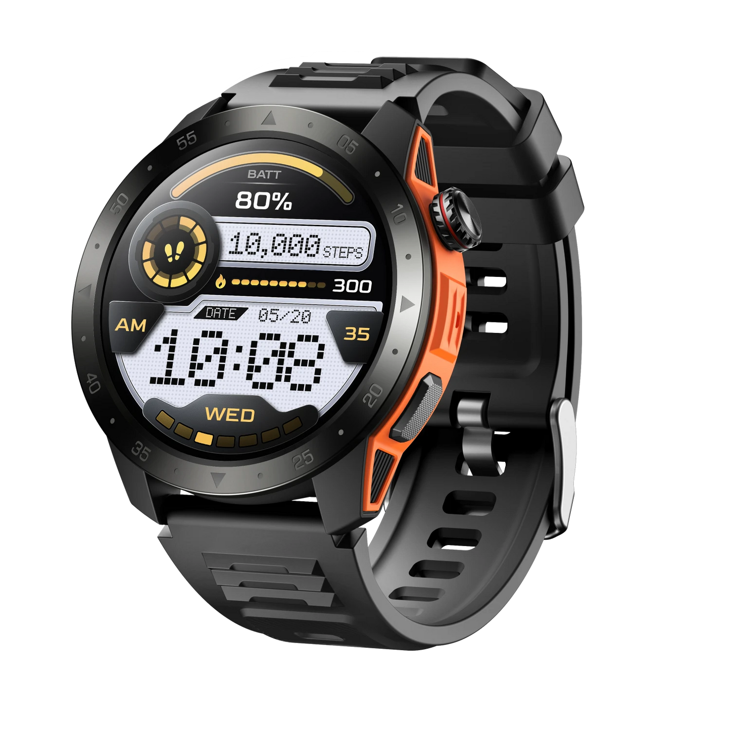 <tc>Runmefit</tc> Reloj inteligente para exteriores con GPS GTX2: salud, actividad física y seguimiento GPS