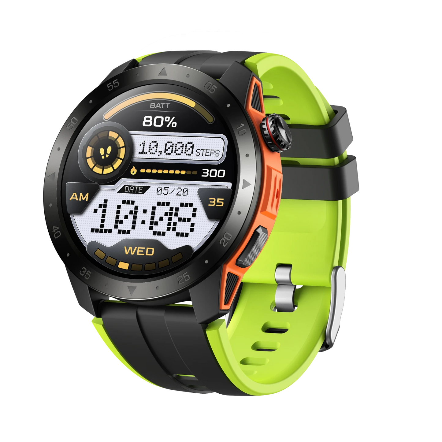 <tc>Runmefit</tc> Relógio inteligente GTX2 GPS Outdoor - Saúde, condicionamento físico e rastreamento por GPS