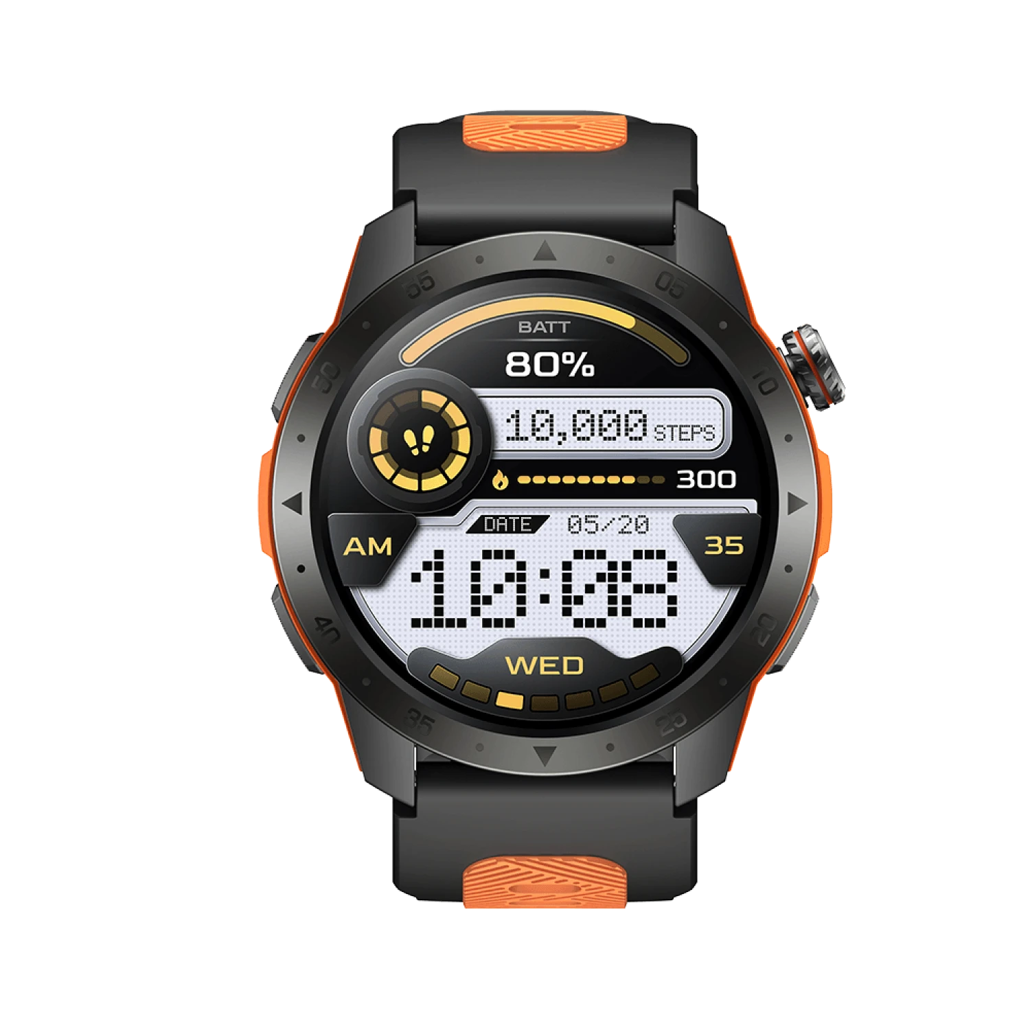 <tc>Runmefit</tc> Relógio inteligente GTX2 GPS Outdoor - Saúde, condicionamento físico e rastreamento por GPS