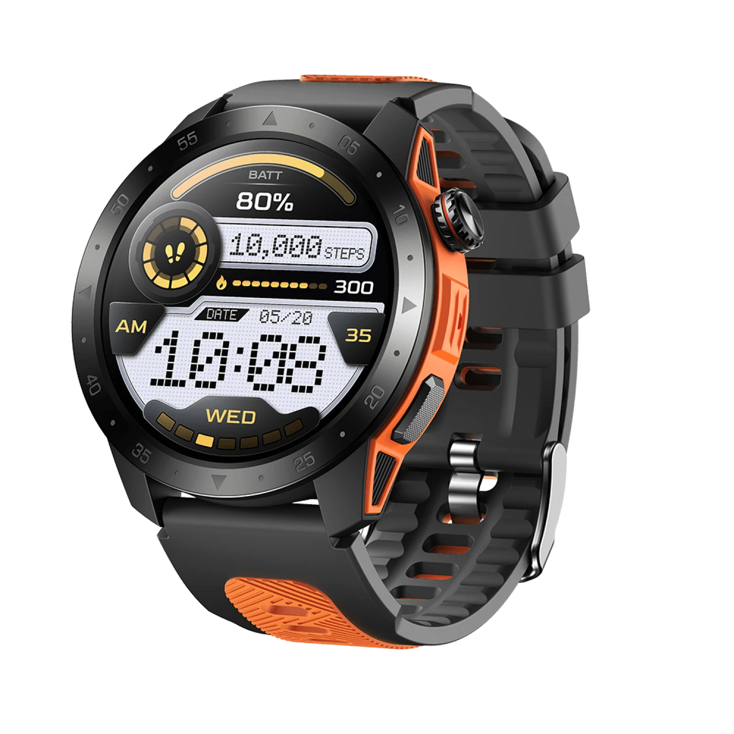 <tc>Runmefit</tc> Montre connectée d'extérieur GPS GTX2 - Santé, forme physique et suivi GPS